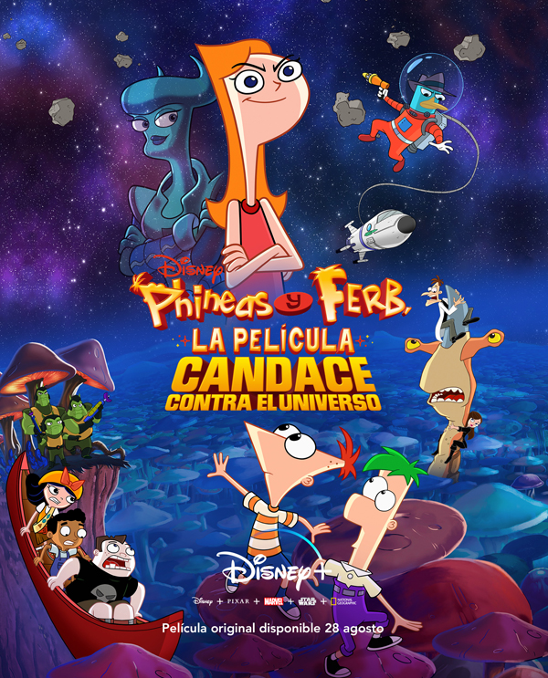 'Phineas y Ferb, la película: Candace contra el universo' se estrena el 28 de agosto en Disney +