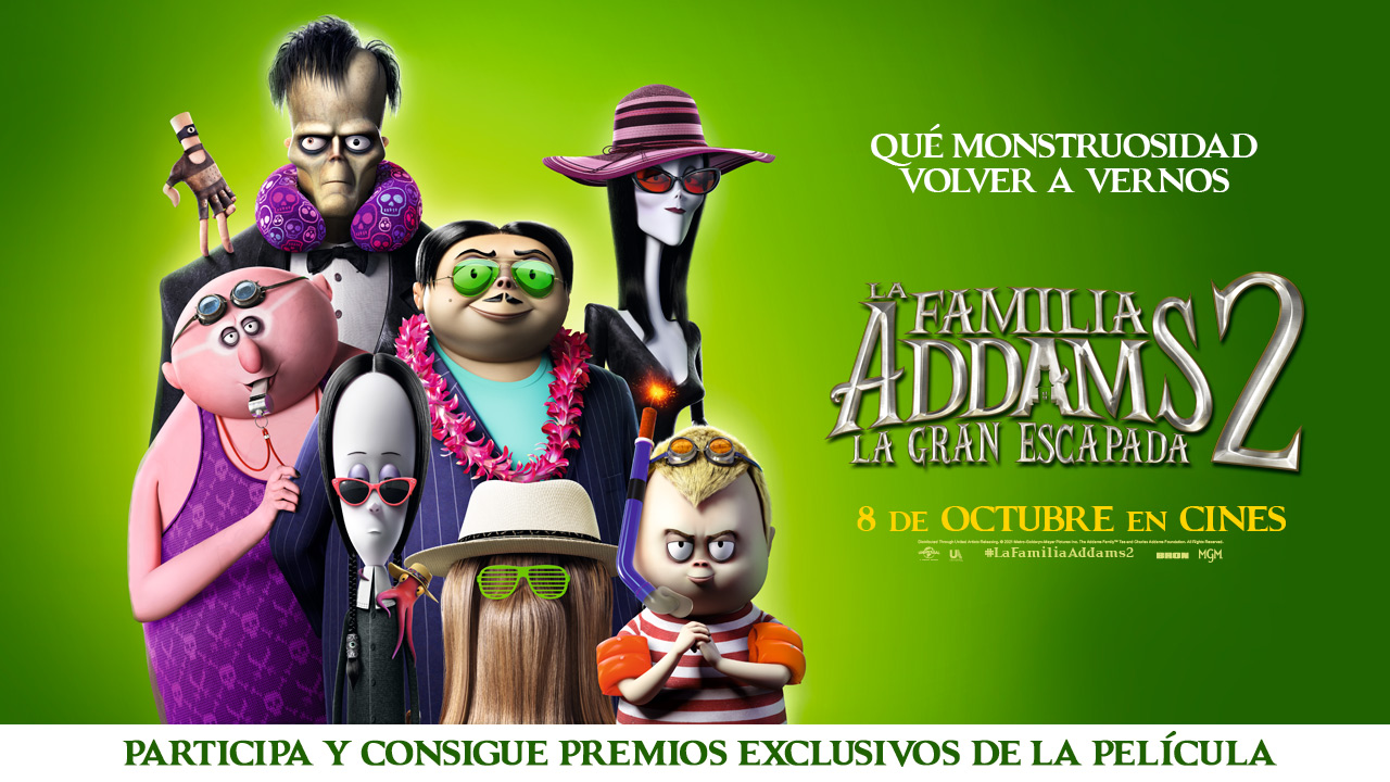 ¡Consigue regalos con #LaFamiliaAddams2!