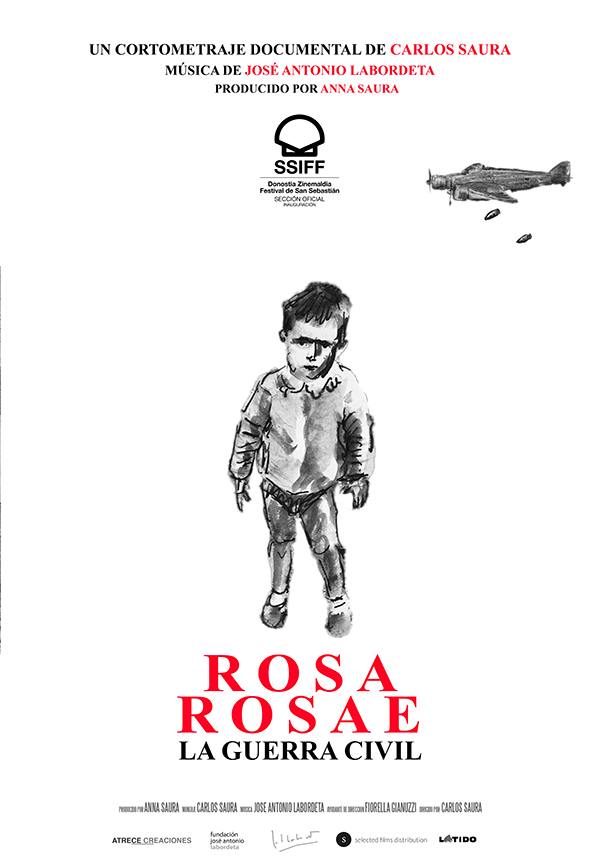 'Rosa Rosae. La guerra civil', dirigido por Carlos Saura y producido por Anna Saura, en la inauguración del 69 Festival de San Sebastián