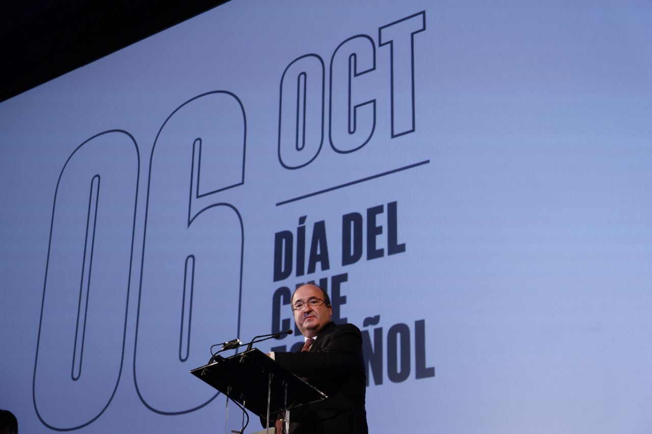 Miquel Iceta: "El Gobierno tiene un compromiso firme para potenciar la industria cinematográfica española como parte de la cultura europea"