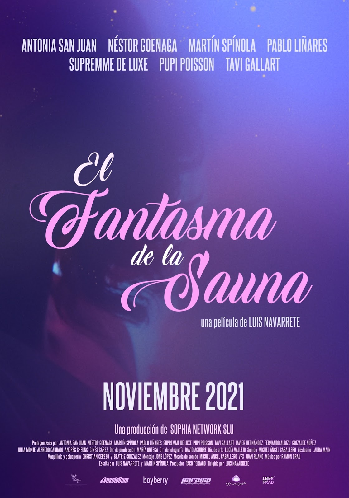 'El Fantasma de la Sauna' se estrena el 19 de noviembre