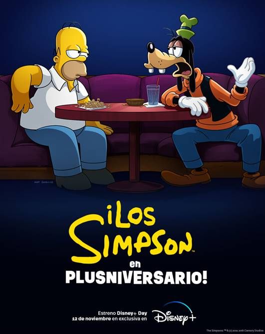 'Los Simpson' celebran el Disney + Day con su nuevo corto 'Los Simpson en Plusniversario'