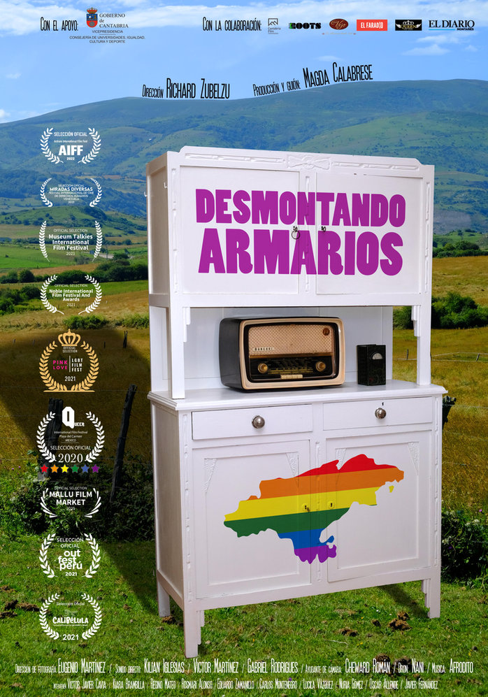 El documental "Desmontando armarios" de Richard Zubelzu participa en el Festival Internacional Actrum el próximo mes de febrero