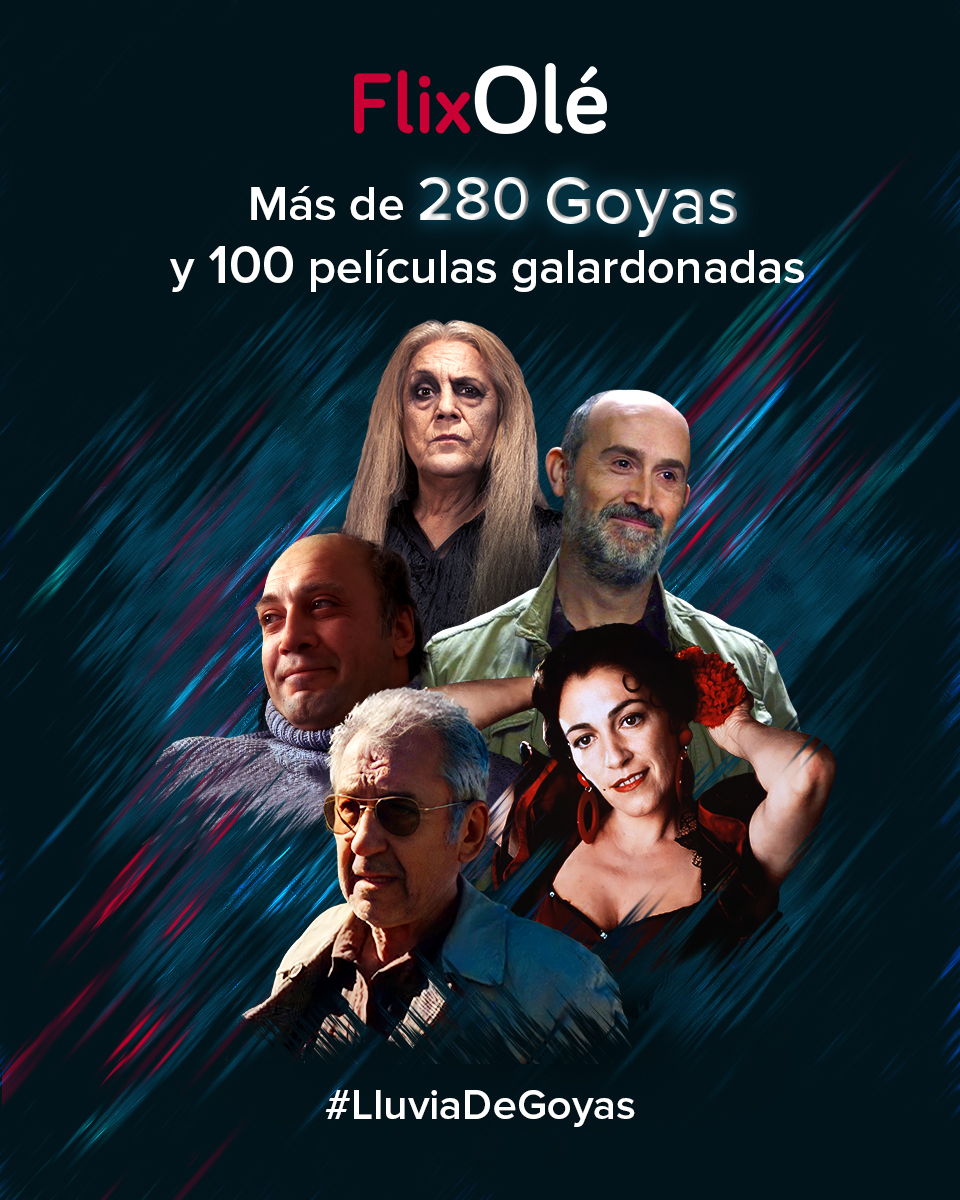 FlixOlé llega a los Premios Goya con el mayor catálogo de estatuillas y un especial dedicado a José Sacristán