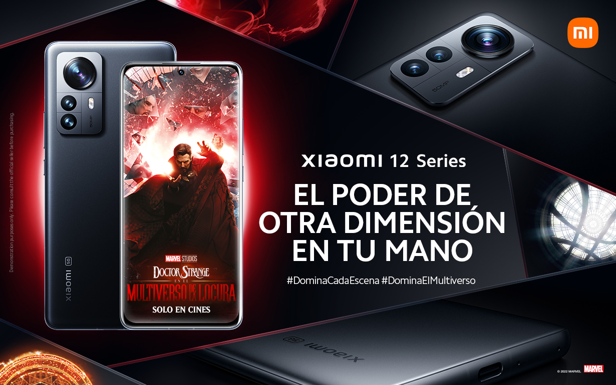 La Serie Xiaomi 12 y Marvel Studios se unen para celebrar el estreno de 'Doctor Strange en el Multiverso de la Locura'