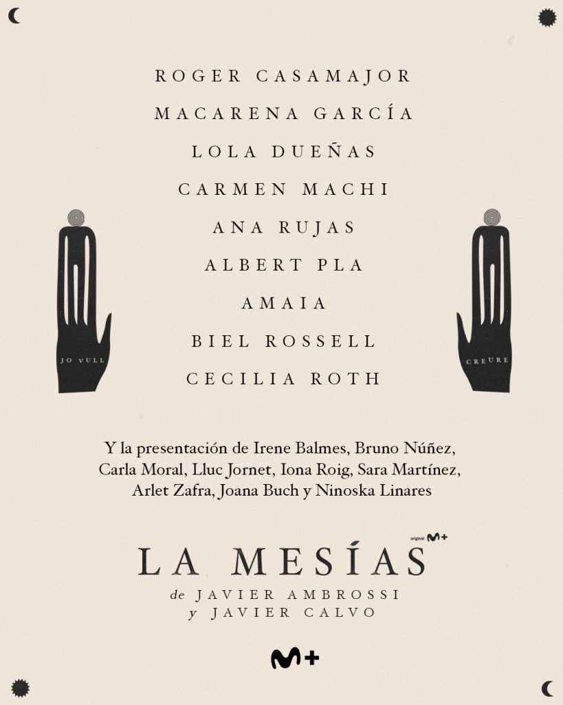 'La Mesías', una serie original Movistar Plus+ creada por Javier Ambrossi y Javier Calvo, desvela quiénes son sus protagonistas