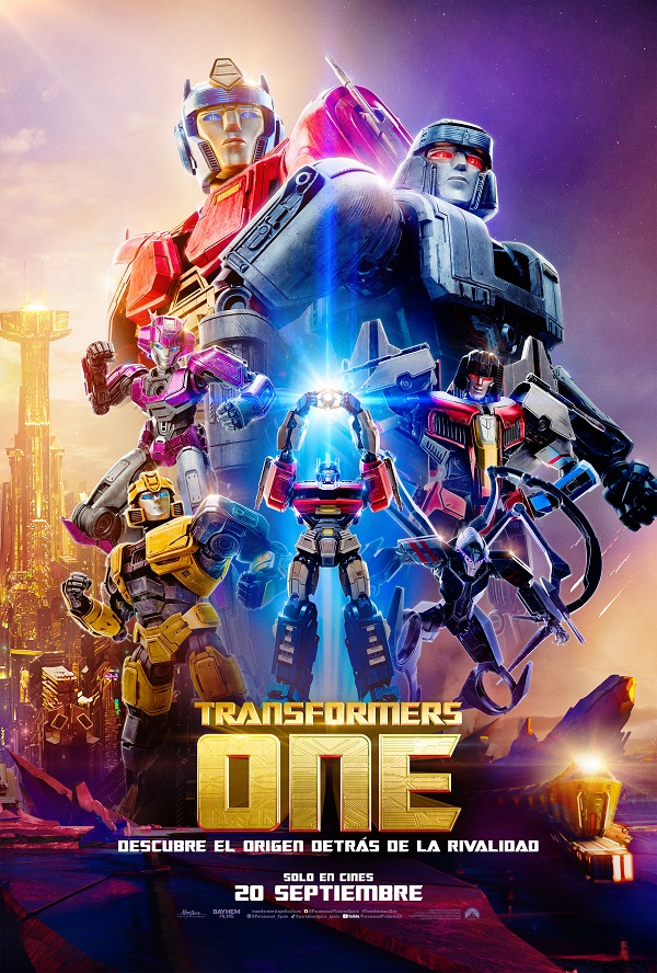 Robotízate con el nuevo tráiler de 'Transformers: One'