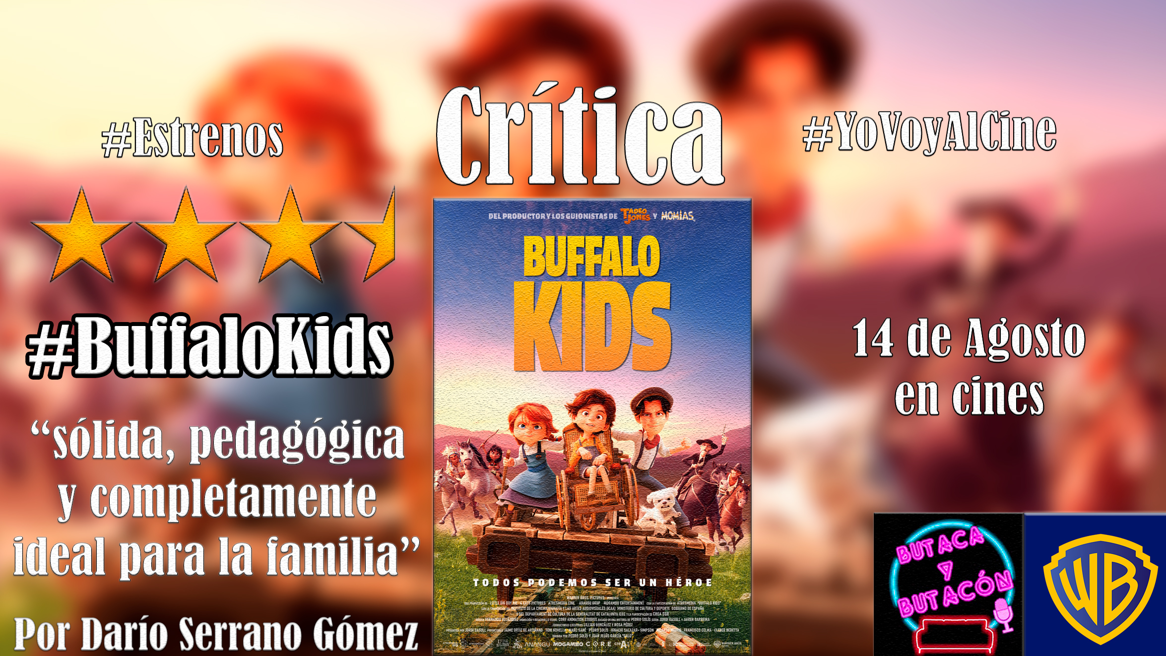 'Buffalo Kids': la película perfecta de animación española para ver en familia