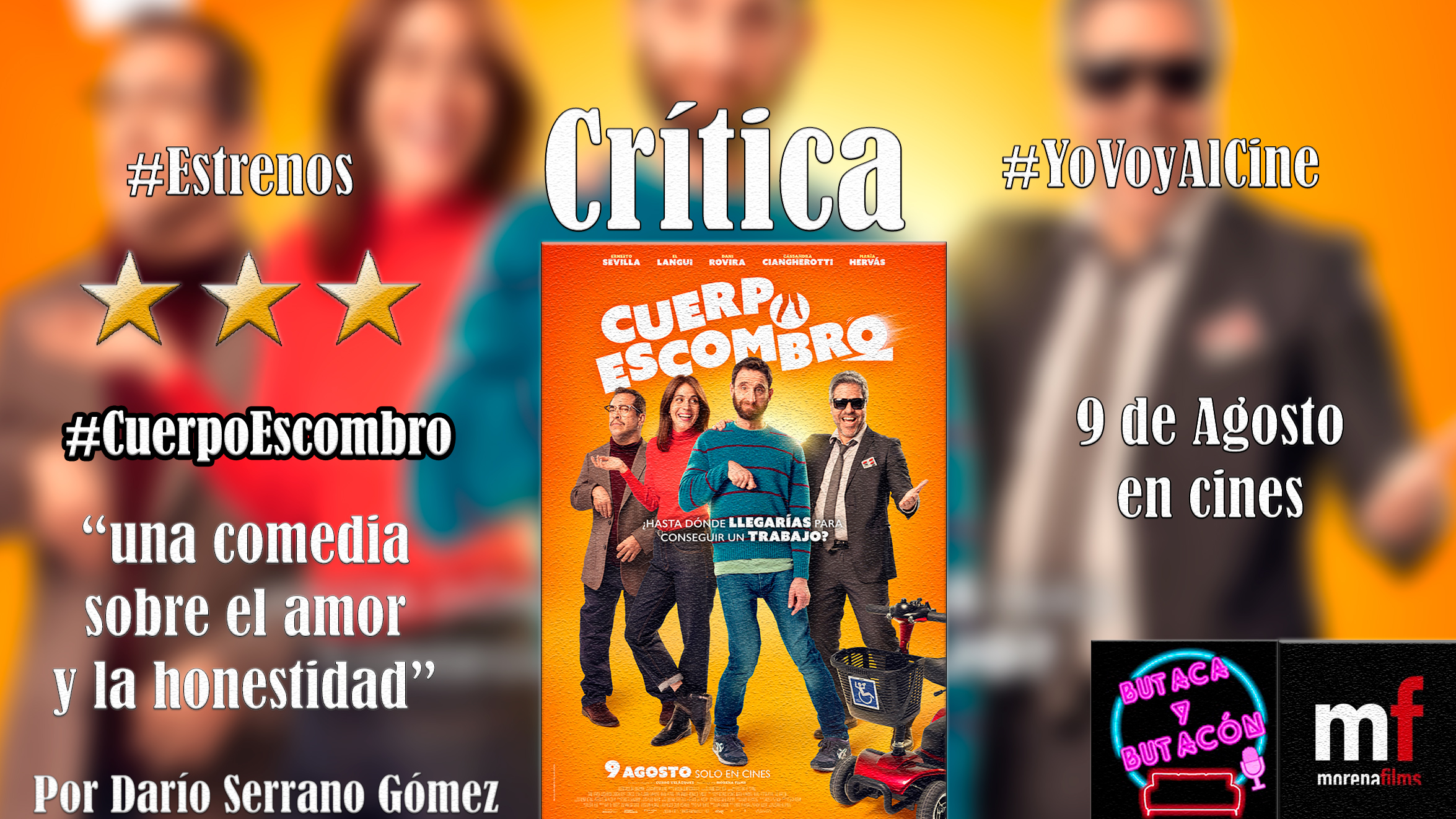 'Cuerpo escombro': una comedia sobre el amor y la honestidad