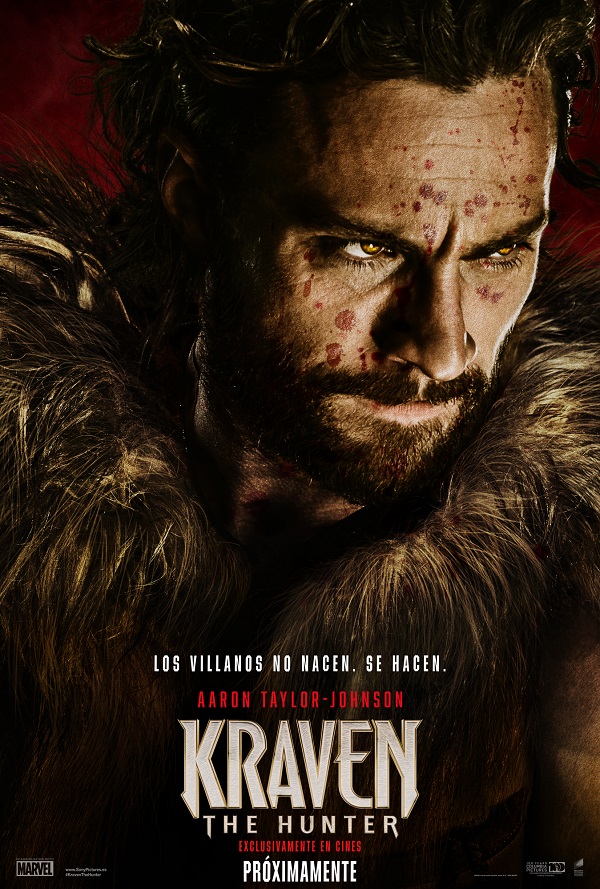 Kraven despliega toda su fuerza en el tráiler de 'Kraven. The Hunter'