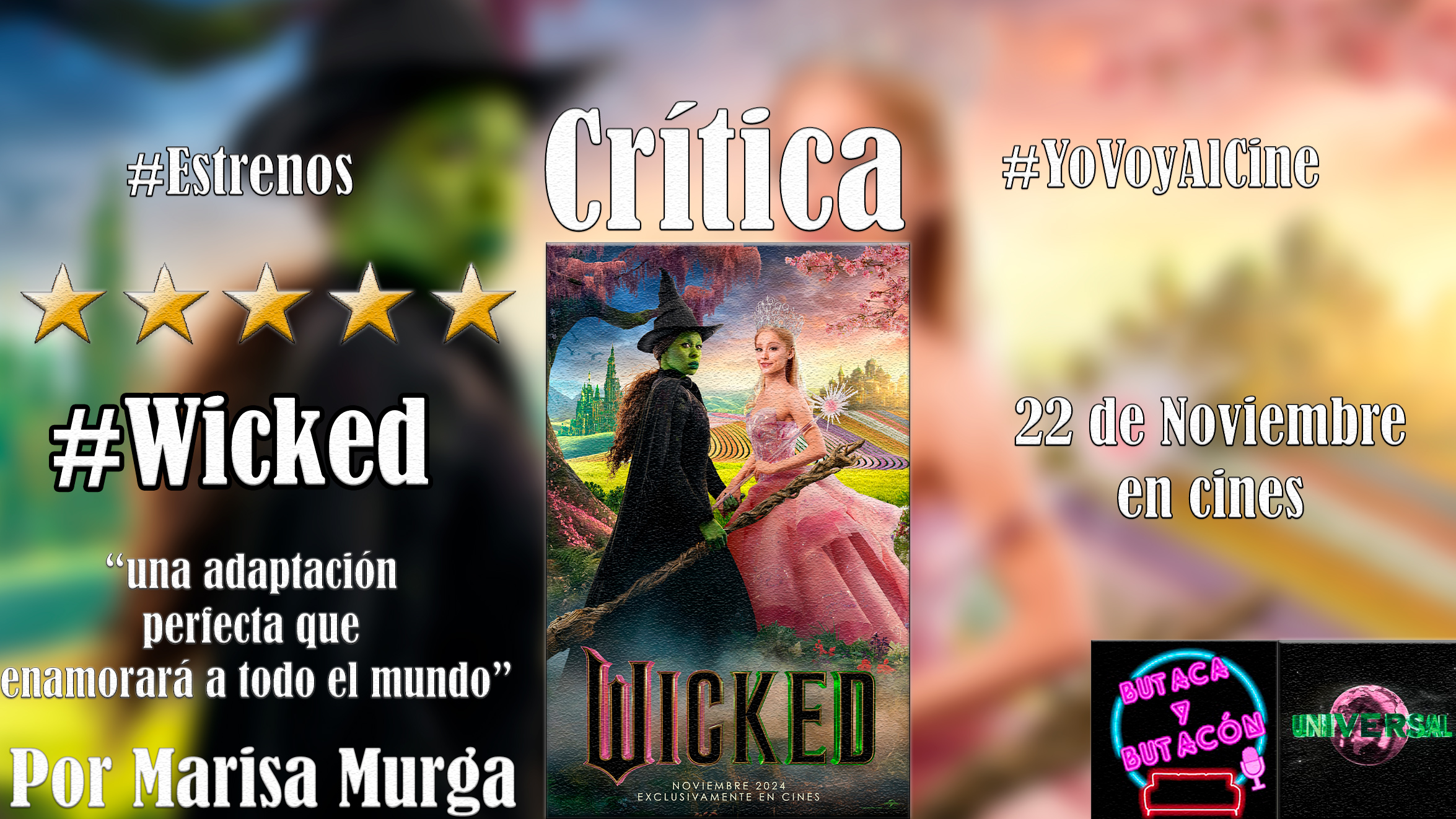 'Wicked': la adaptación perfecta de un musical que enamorará a todo aquel que se adentre en su mundo