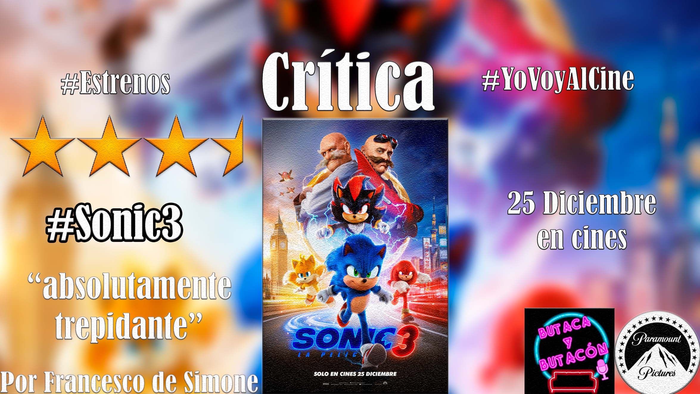 'Sonic 3': Más rápido y épico que nunca