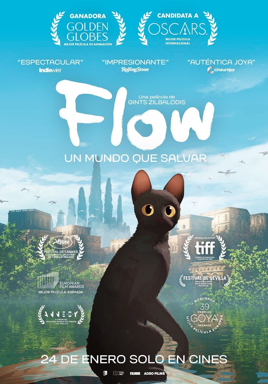 'Flow, un mundo que salvar', mejor estreno independiente del fin de semana