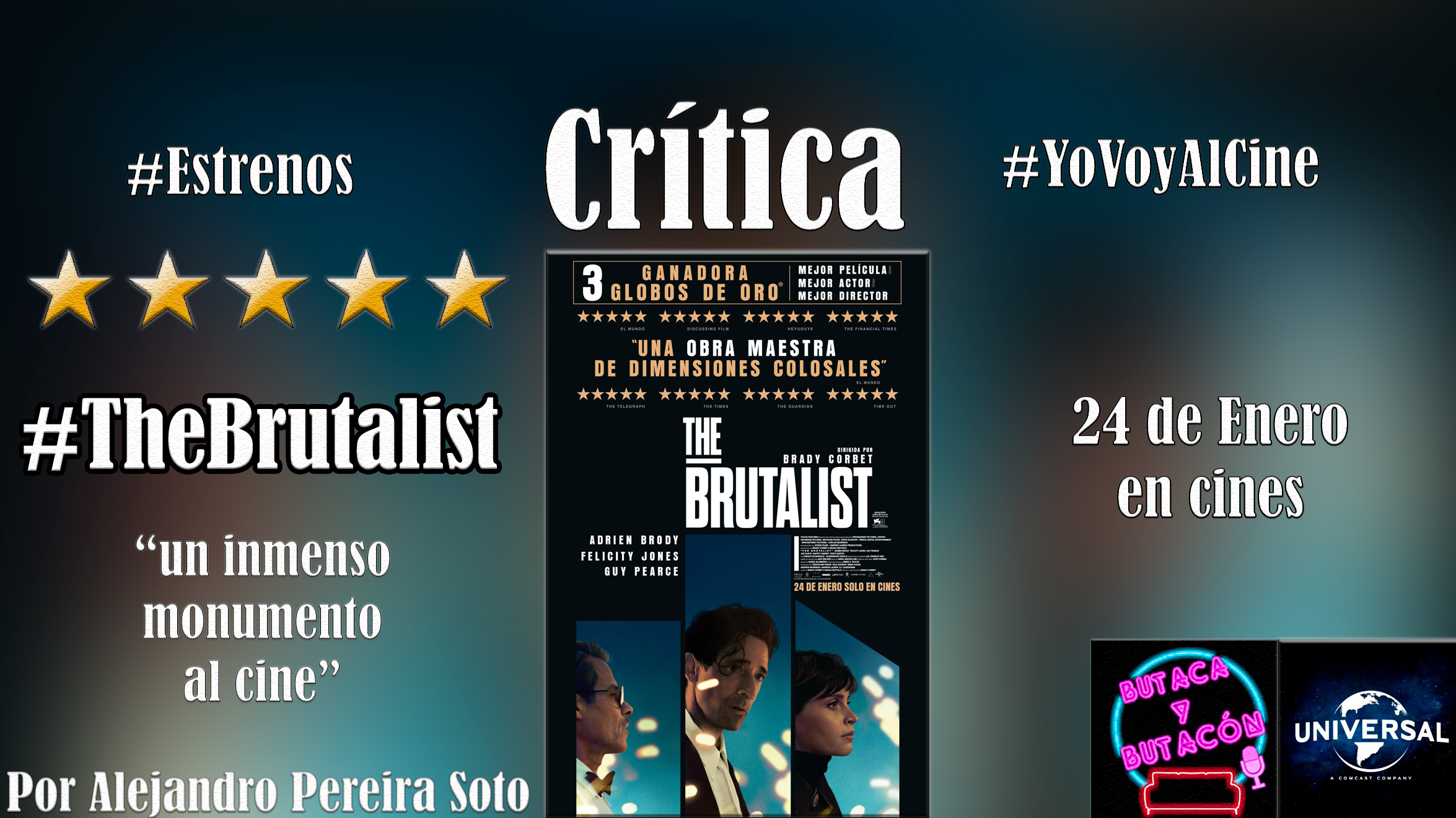 'The Brutalist': una película monumental