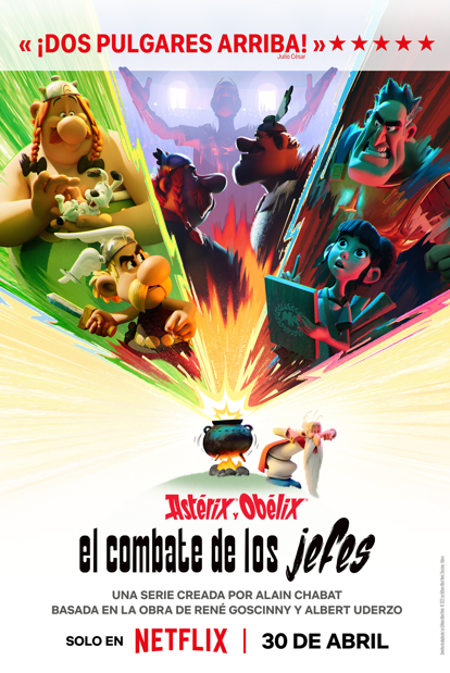 'Astérix y Obélix: El Combate de los Jefes' golpearán en Netflix el 30 de abril