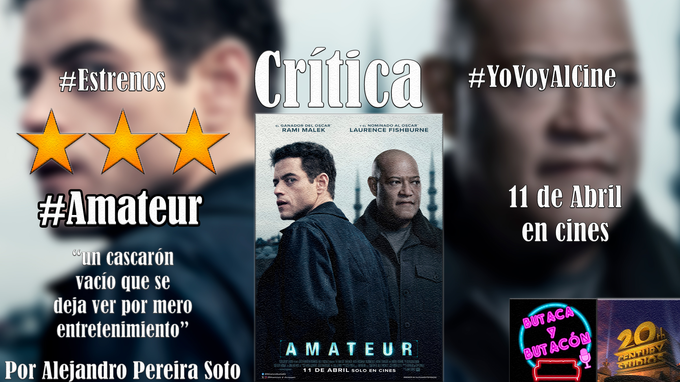 'Amateur': un thriller de acción hueco por dentro